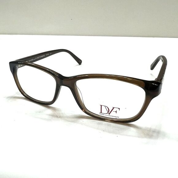 Diane Von Furstenberg Accessories - NEW Diane von Furstenberg 5054 201 Translucent Brown Eyeglasses Frames 50-15-135